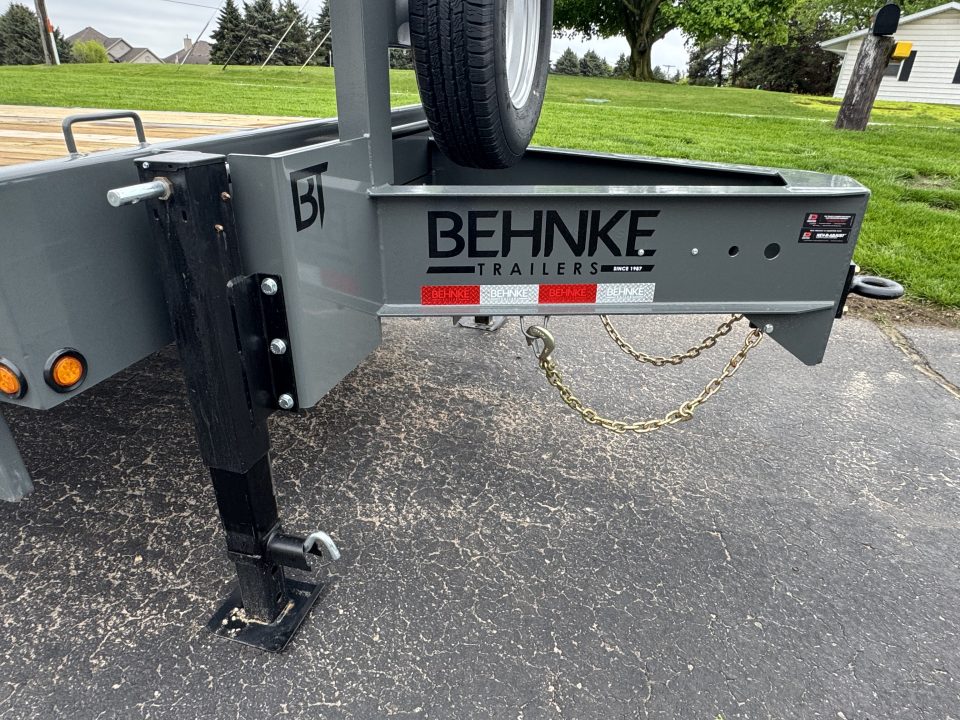 New 2026 Behnke FB8X29PT-20E Flatbed Trailer