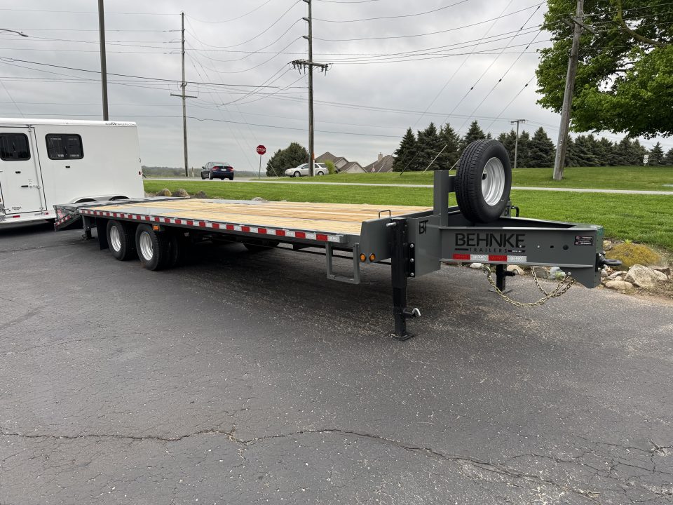 New 2026 Behnke FB8X29PT-20E Flatbed Trailer