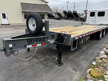 New 2026 Behnke FB8X29PT-20E Flatbed Trailer