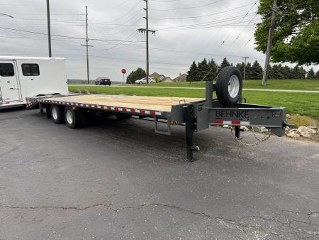 New 2026 Behnke FB8X29PT-20E Flatbed Trailer