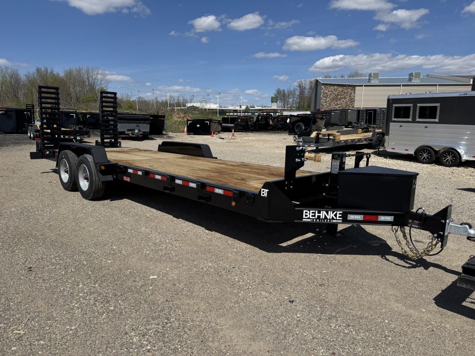 New 2026 Behnke CBCT2420E-S-10K Equipment Trailer