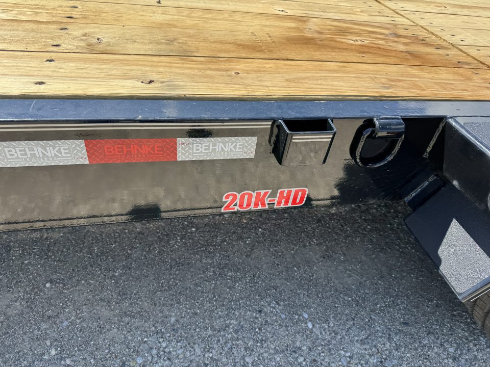 New 2026 Behnke CBCT2420E-S-10K Equipment Trailer
