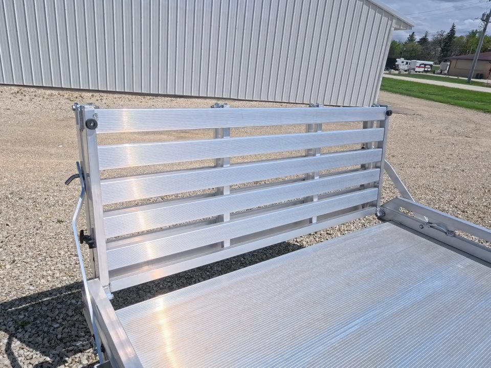 New 2027 Aluma 78 x 14 Single Axle with Front Rock Guard, Bi-Fold Tailgate, and 2,990 lb. GVWR