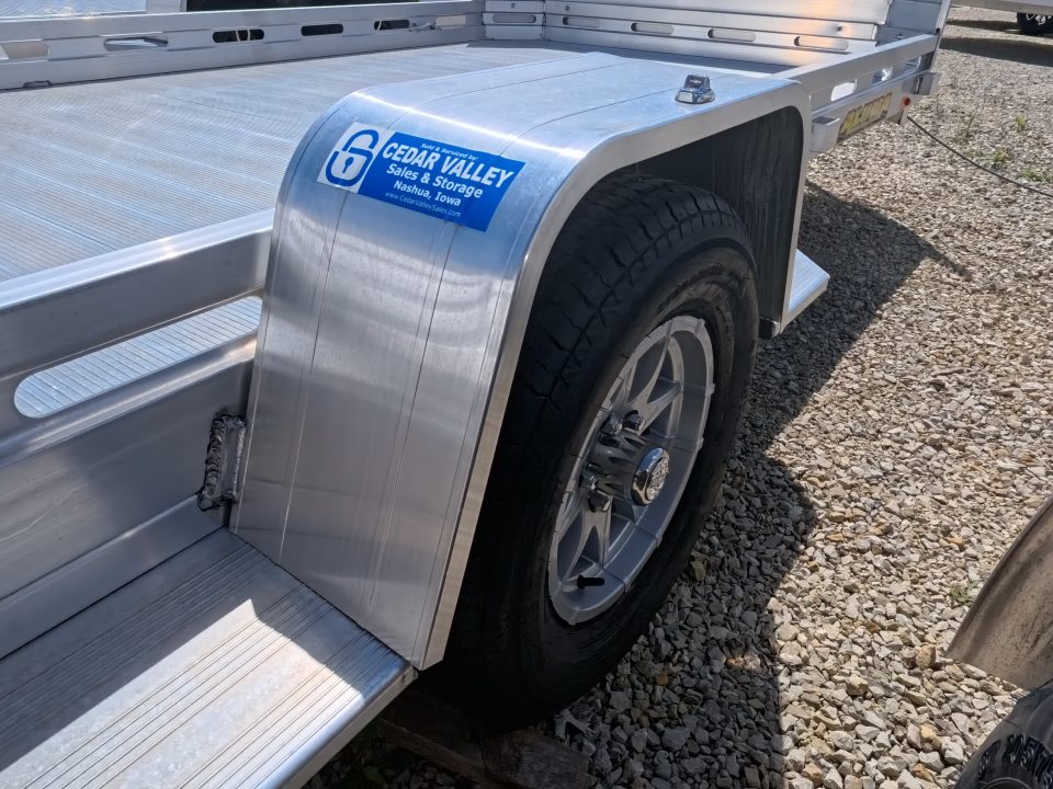 New 2027 Aluma 78 x 14 Single Axle with Front Rock Guard, Bi-Fold Tailgate, and 2,990 lb. GVWR