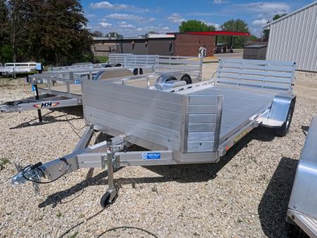 New 2027 Aluma 78 x 14 Single Axle with Front Rock Guard, Bi-Fold Tailgate, and 2,990 lb. GVWR