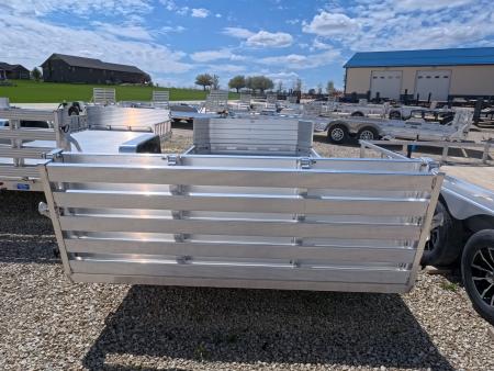 New 2027 Aluma 78 x 14 Single Axle with Front Rock Guard, Bi-Fold Tailgate, and 2,990 lb. GVWR