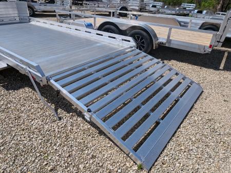 New 2027 Aluma 78 x 14 Single Axle with Front Rock Guard, Bi-Fold Tailgate, and 2,990 lb. GVWR