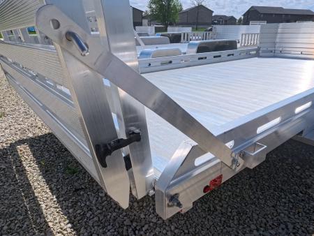New 2027 Aluma 78 x 14 Single Axle with Front Rock Guard, Bi-Fold Tailgate, and 2,990 lb. GVWR