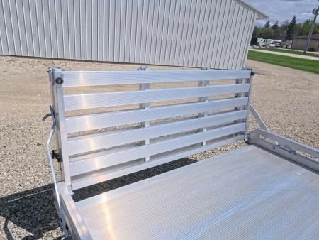 New 2027 Aluma 78 x 14 Single Axle with Front Rock Guard, Bi-Fold Tailgate, and 2,990 lb. GVWR