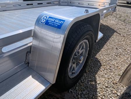 New 2027 Aluma 78 x 14 Single Axle with Front Rock Guard, Bi-Fold Tailgate, and 2,990 lb. GVWR