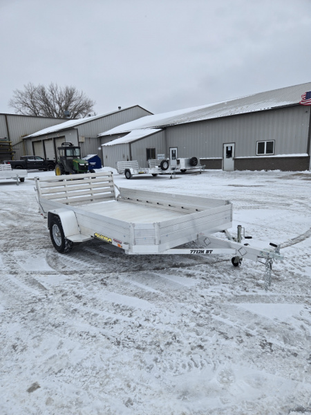 New 2027 Aluma 7712H-S-BT W/12  Side Kit - Utility Trailer