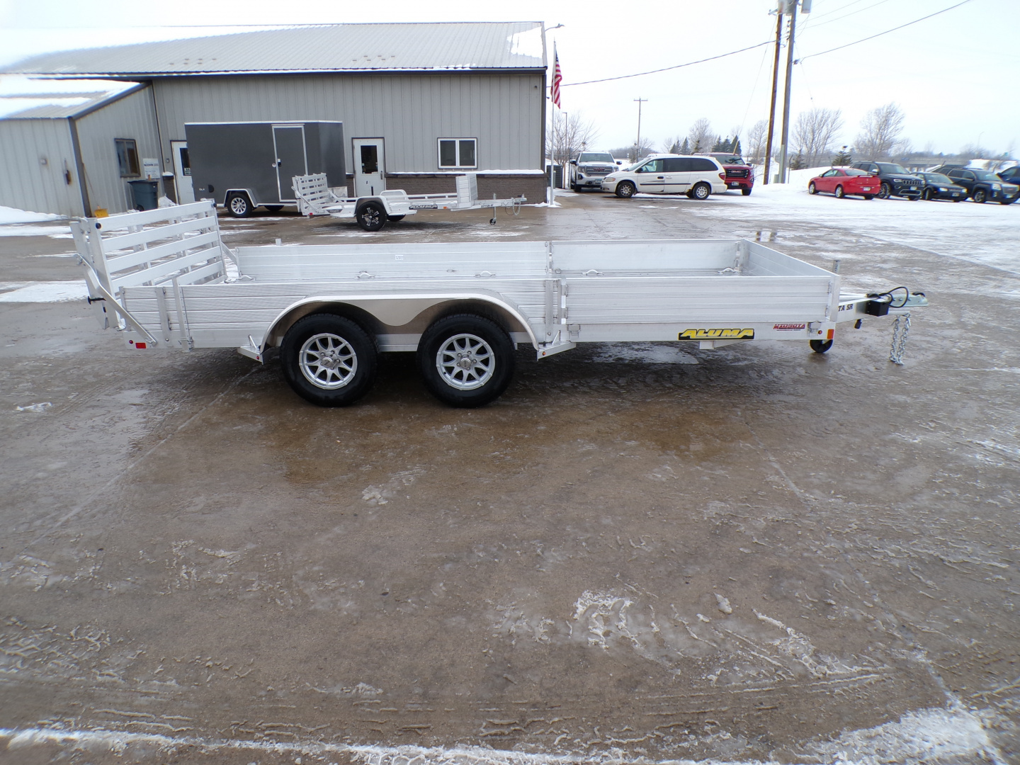 New 2027 Aluma 8116 TA - SR Utility Trailer