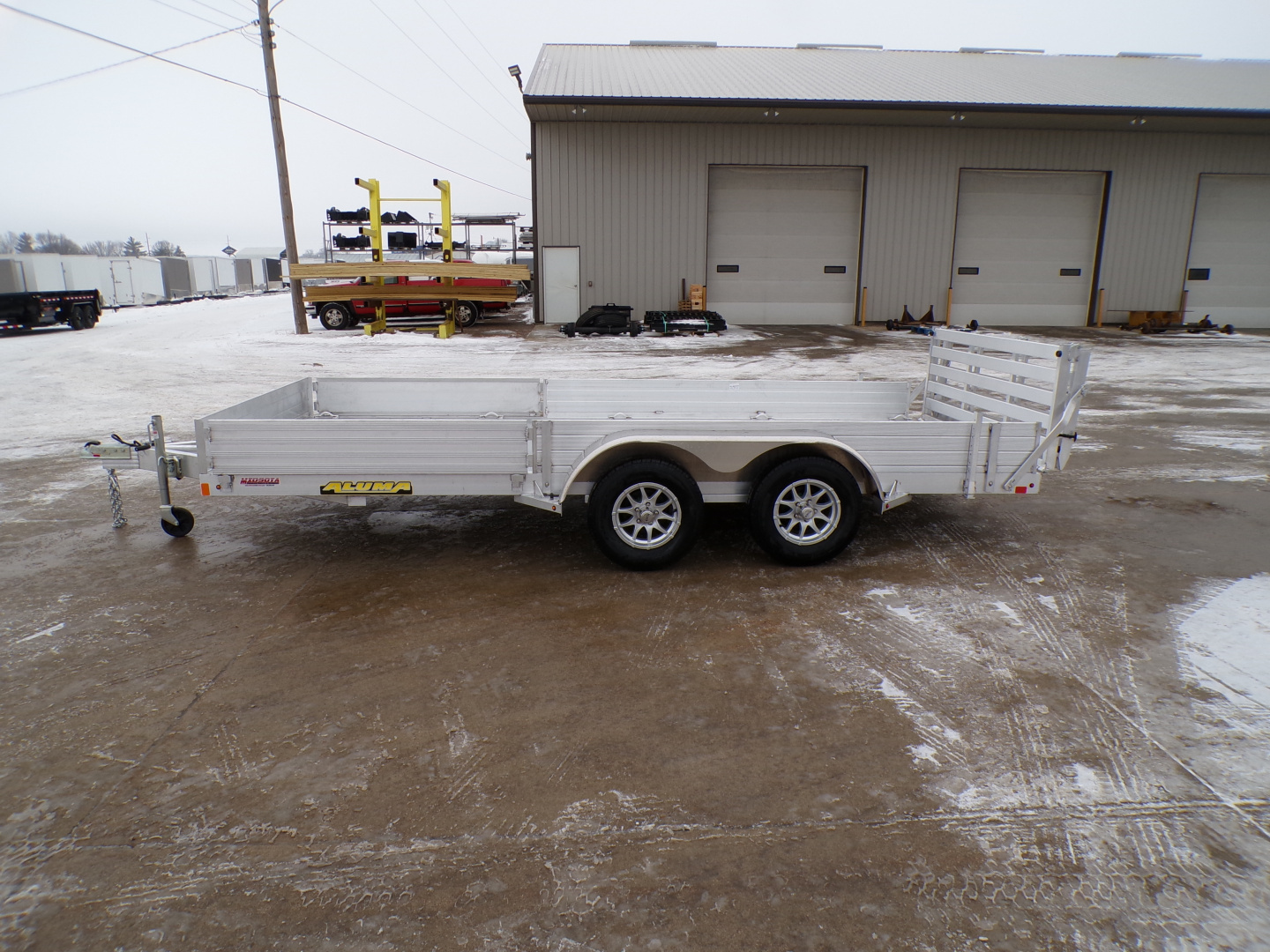 New 2027 Aluma 8116 TA - SR Utility Trailer