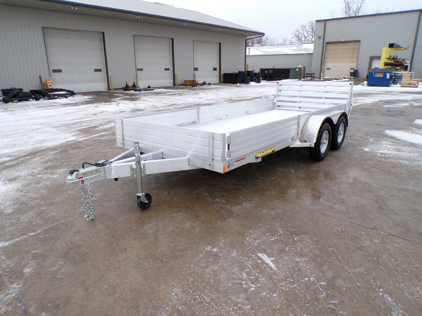 New 2027 Aluma 8116 TA - SR Utility Trailer