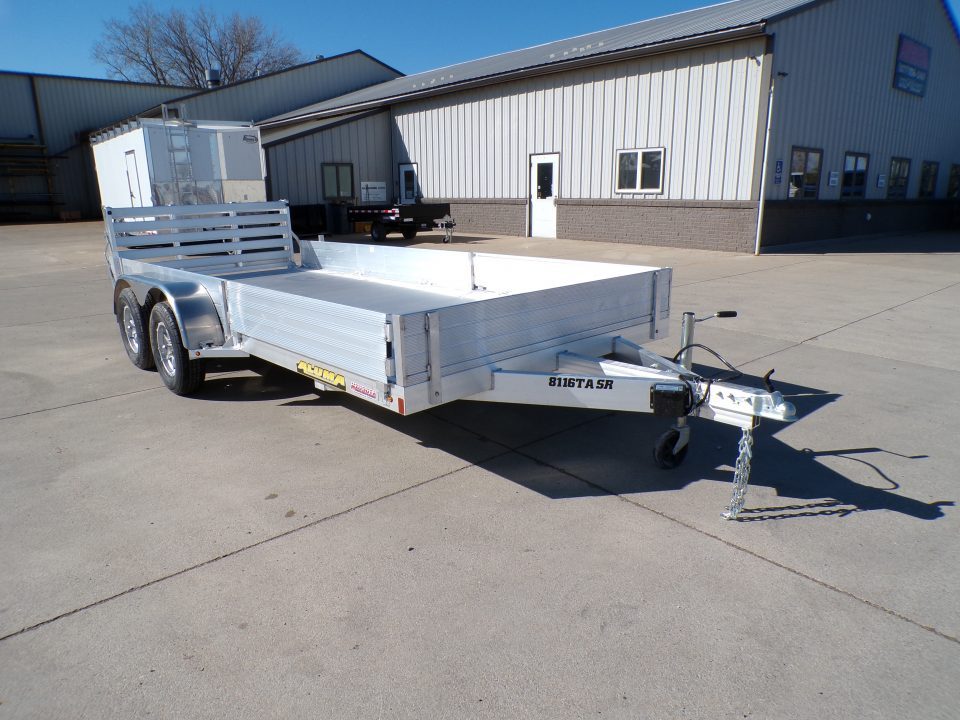 New 2027 Aluma 8116 TA - SR Utility Trailer