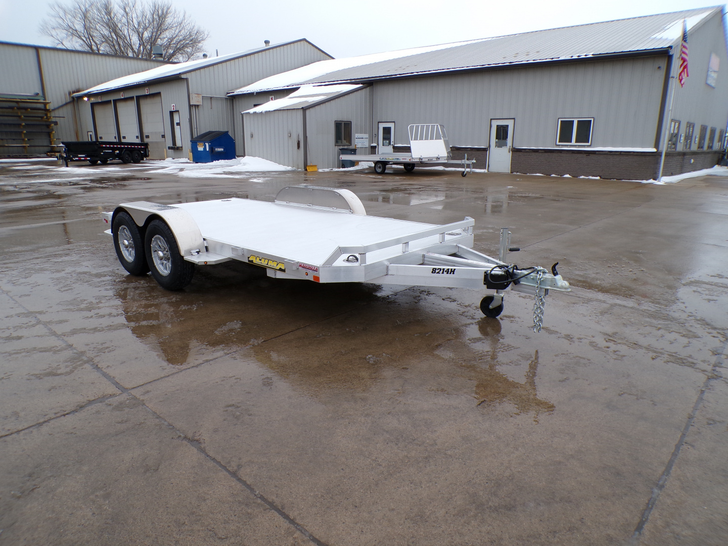 New 2027 Aluma 8214 H Utility Trailer