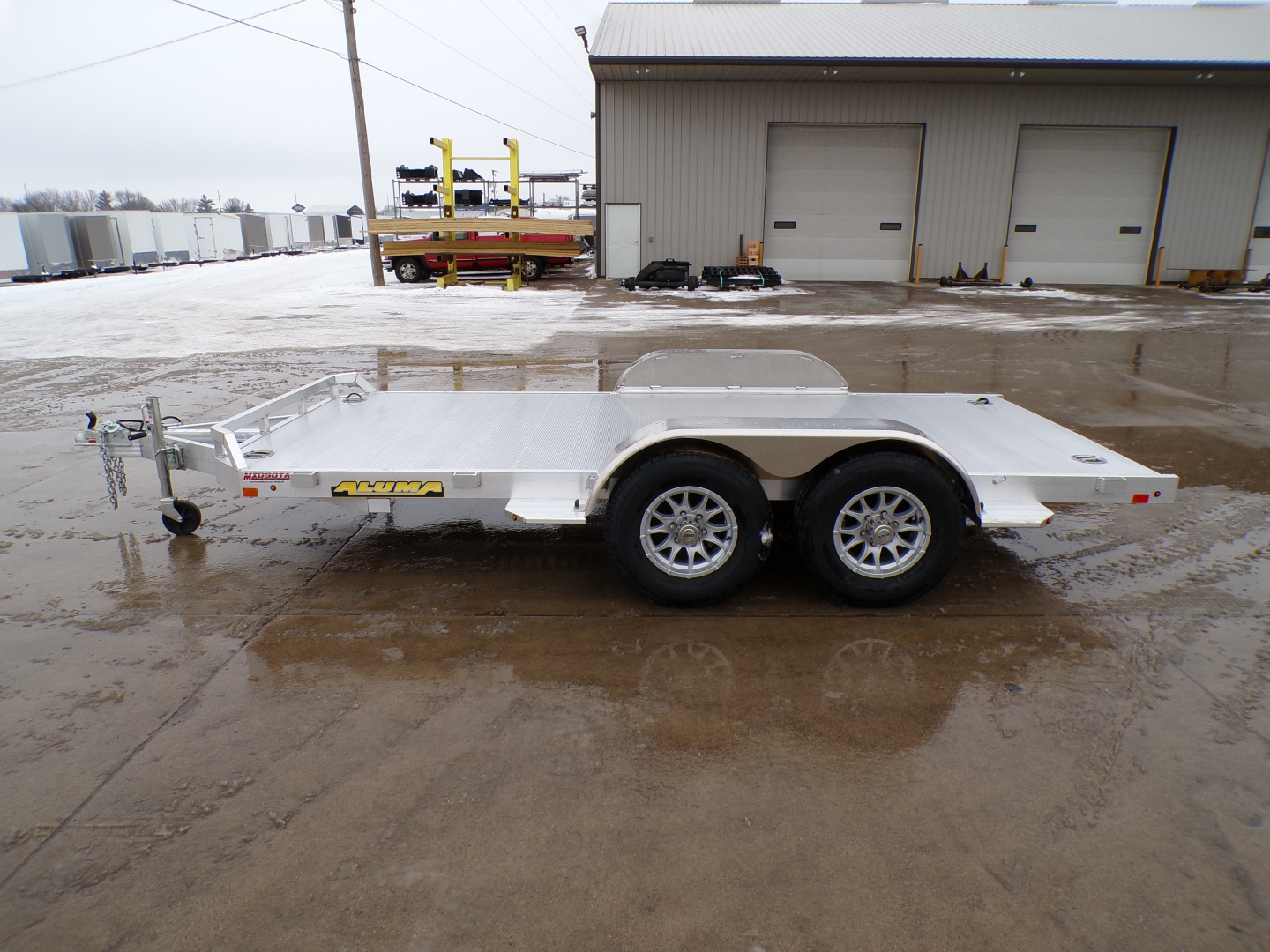 New *2027 Aluma 8214 H Utility Trailer