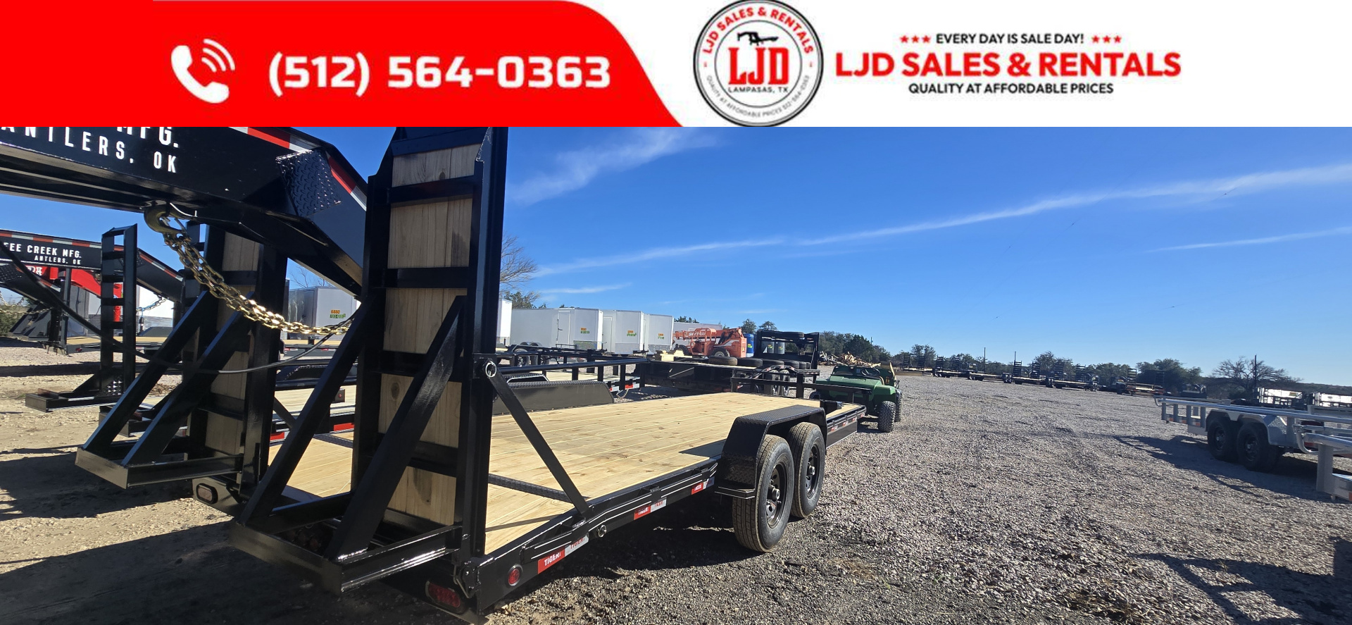 New 2026 Tiger -- 83 "X 24'- BP Equipment Trailer