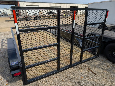 New 2026 Next Gen 7x14 Tandem 3.5k Axle Tube Top Rail Utility Trailer