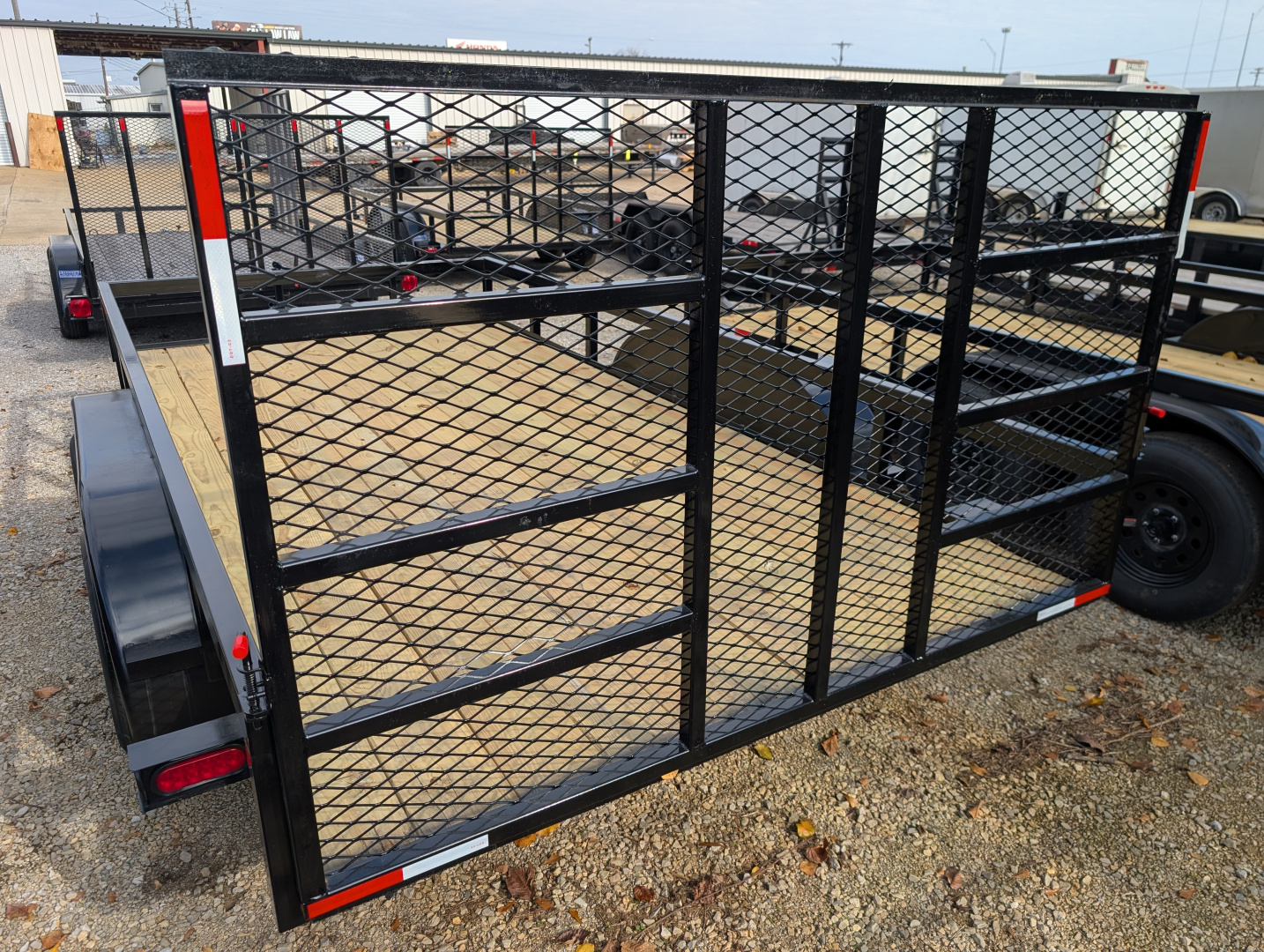 New 2026 Next Gen 7X16 Tandem 3.5k Axle Tube Top Rail Utility Trailer