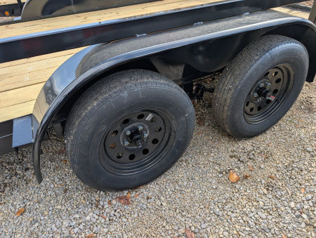 New 2026 Next Gen 7X16 Tandem 3.5k Axle Tube Top Rail Utility Trailer