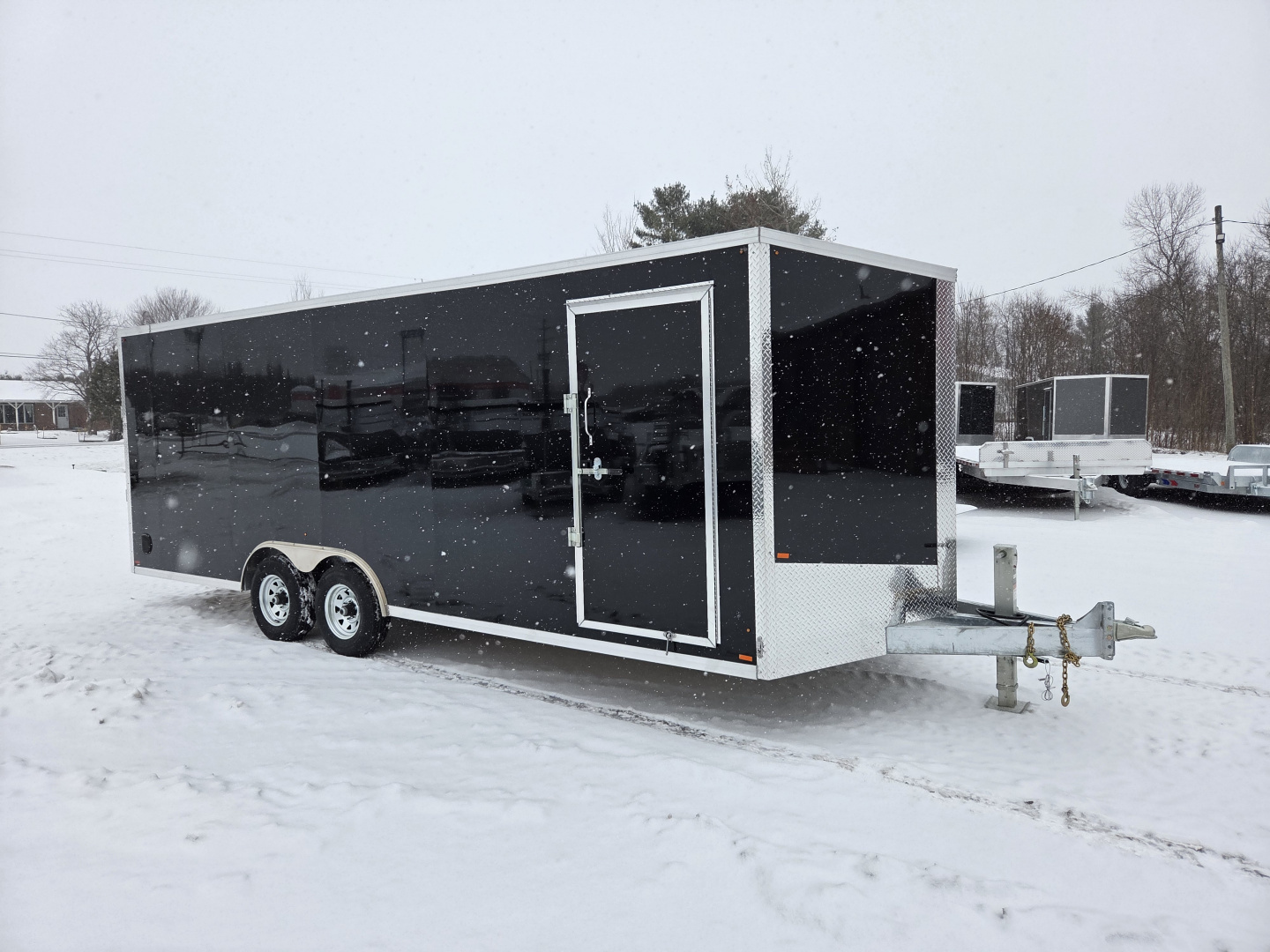 New 2026 MEGA DUTY 8.5'X22' GALVANIZED CAR HAULER