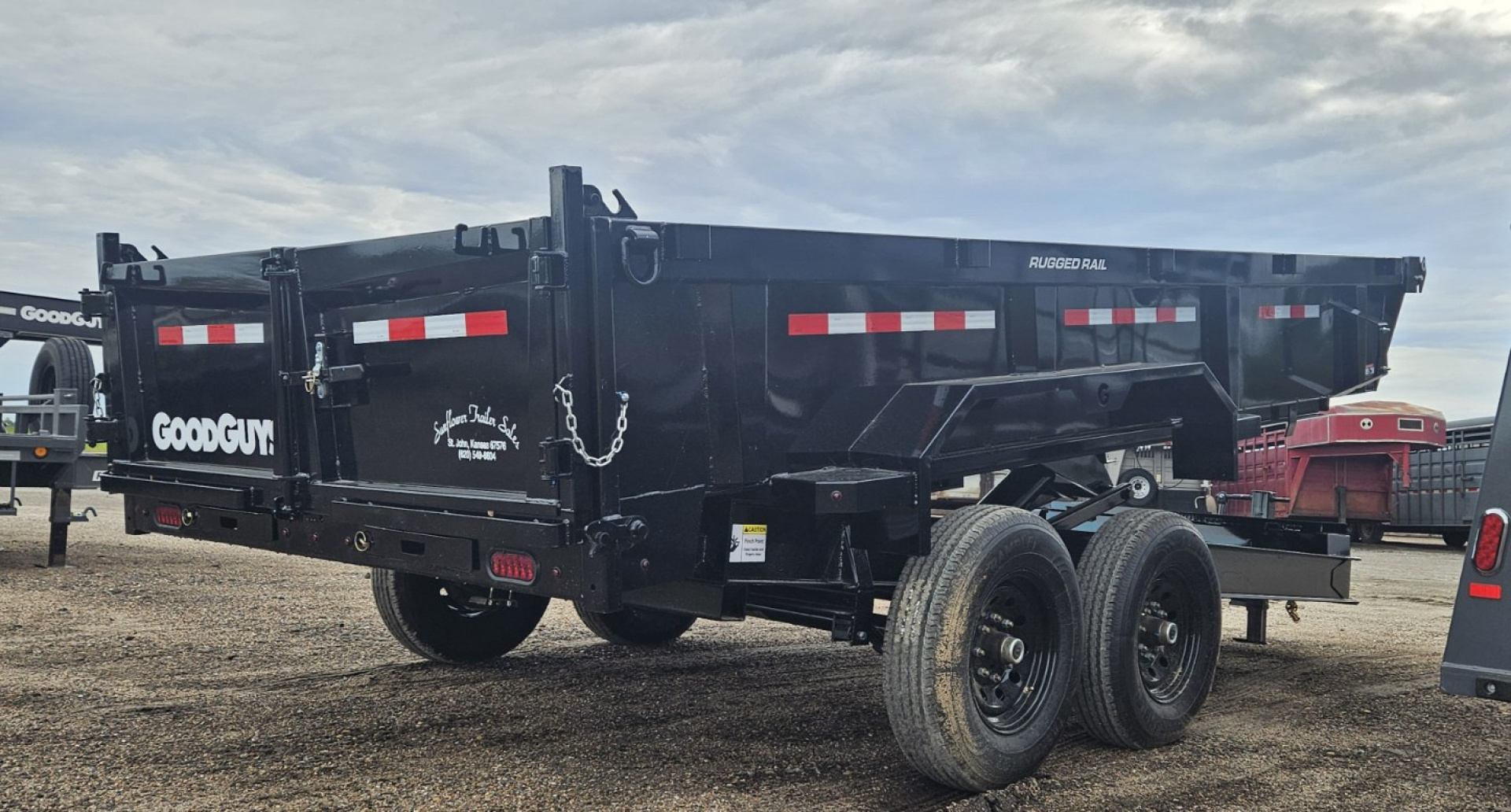 New 2026 Good Guys Trailers 83" x 16' Low-Profile Dump Trailer