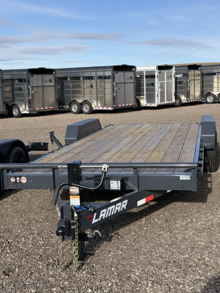 New 83  X 20' LAMAR 14K EQUIPMENT HAULER