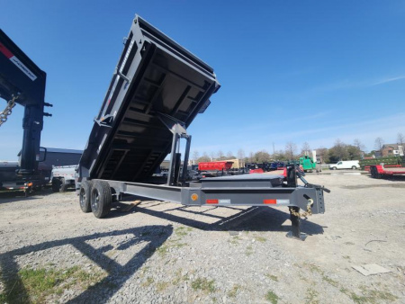 New 2025 Iron Bull DWB8316082 Dump Trailer 83x16 With 17,.5 Wheels 8k Axles