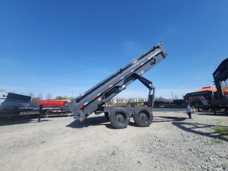 New 2025 Iron Bull DWB8316082 Dump Trailer 83x16 With 17,.5 Wheels 8k Axles