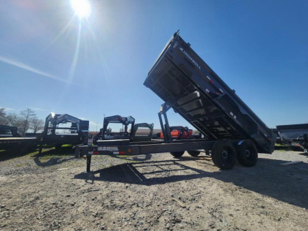 New 2025 Iron Bull DWB8316082 Dump Trailer 83x16 With 17,.5 Wheels 8k Axles