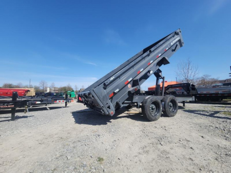 New 2025 Iron Bull DWB8316082 Dump Trailer 83x16 With 17,.5 Wheels 8k Axles