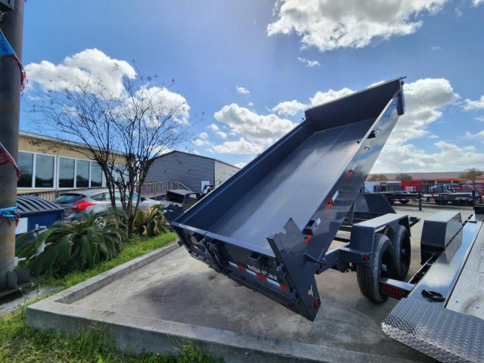 New 2025 Norstar Dump Trailer 83x16 With 20" Sides Scissor Lift (2) 7k Axles 14k Gvwr Tarp Kit Included