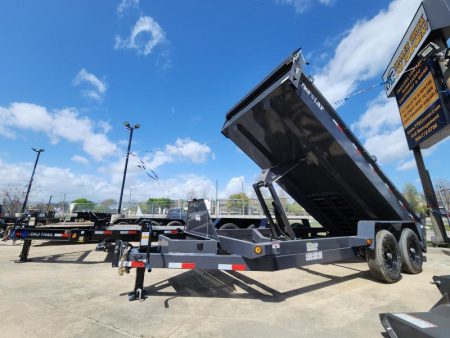 New 2025 Norstar Dump Trailer 83x16 With 20  Sides Slide in Ramps Scissor Lift (2) 7k Axles 14k Gvwr Tarp Kit Included