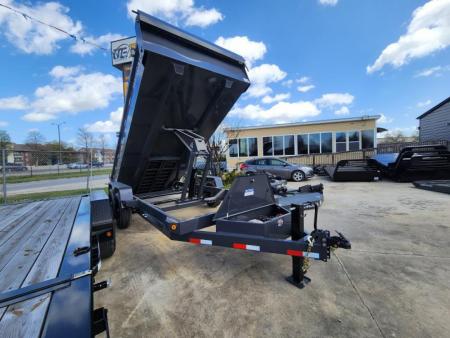 New 2025 Norstar Dump Trailer 83x16 With 20" Sides Scissor Lift (2) 7k Axles 14k Gvwr Tarp Kit Included