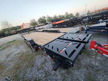 New 2025 Iron Bull Equipment Trailer 83"x24' 14k Gvwr Rampage Ramps