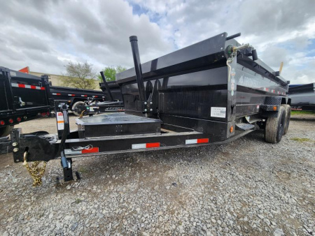 New 2025 Iron Bull 83x14' With 2' Sides 7Ga Floor Telescopic 14999 Gvwr Dump Trailer