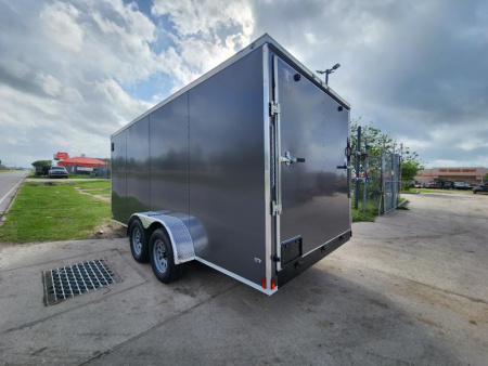 New 2025 Anvil Trailers 7x16 Enclosed Trailer With 6'3" Interior Height With Rear Ramp AT7X16TA2 Cargo / Enclosed Trailer