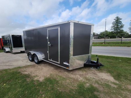 New 2025 Anvil Trailers 7x16 Enclosed Trailer With 6'3  Interior Height With Rear Ramp AT7X16TA2 Cargo / Enclosed Trailer