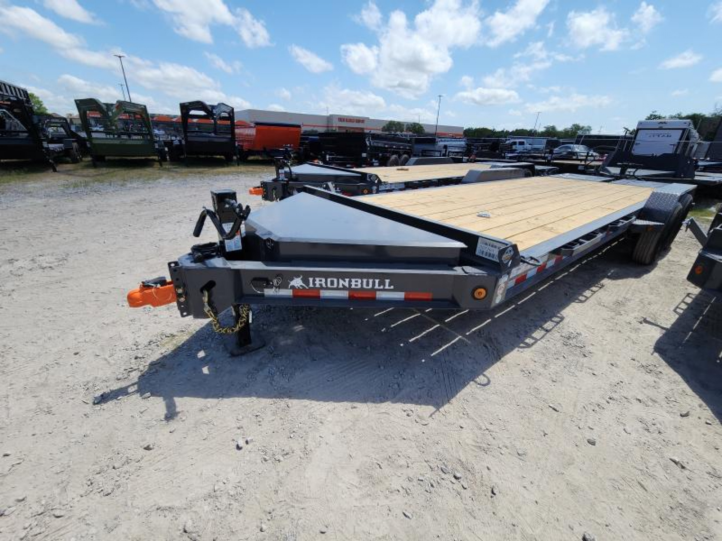New 2025 Iron Bull Equipment Trailer 83"x20' I Beam Frame Tool box 14k Gvwr