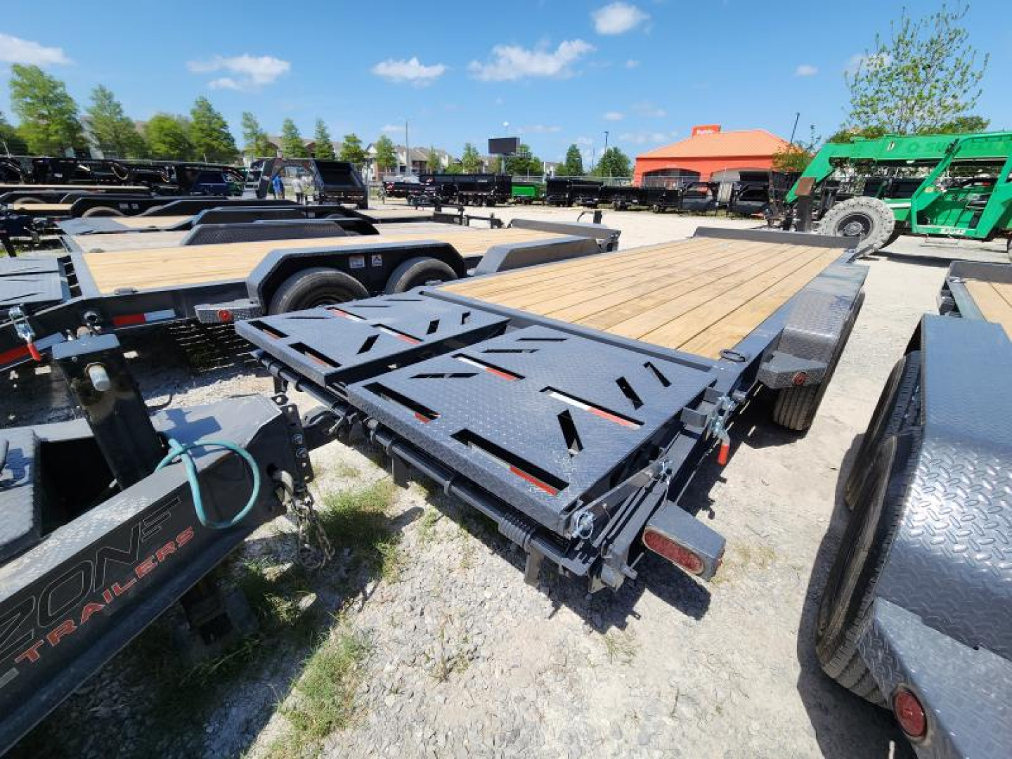 New 2025 Iron Bull Equipment Trailer 83"x20' I Beam Frame Tool box 14k Gvwr