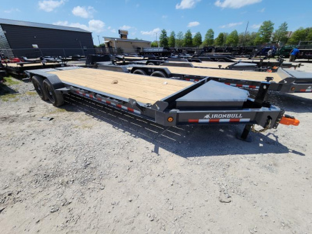 New 2026 Iron Bull Equipment Trailer 83 X22' I Beam Frame Tool Box 14k Gvwr 7k Axles Rampage Raps