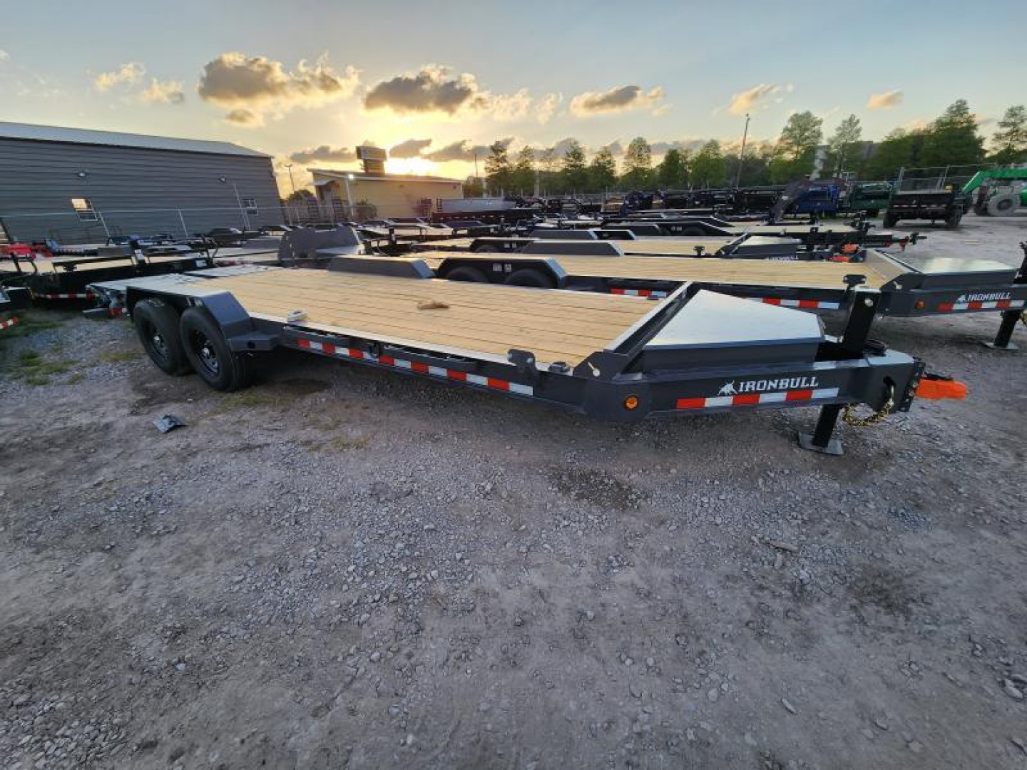 New 2026 Iron Bull Equipment Trailer 83"X22' I Beam Frame Tool Box 14k Gvwr 7k Axles Rampage Raps