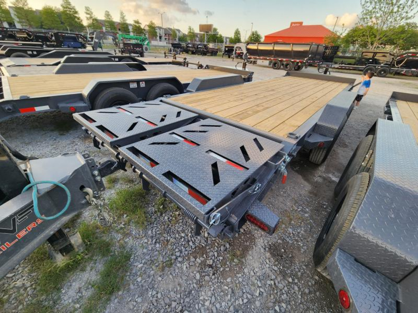 New 2026 Iron Bull Equipment Trailer 83"X22' I Beam Frame Tool Box 14k Gvwr 7k Axles Rampage Raps