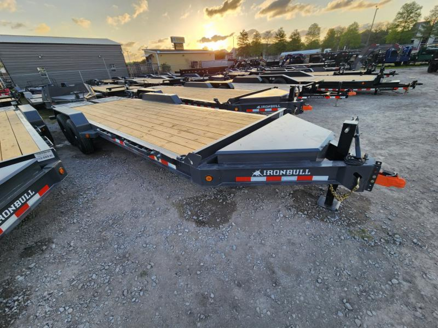 New 2026 Iron Bull Equipment Trailer 83"X22' I Beam Frame Tool Box 14k Gvwr 7k Axles Rampage Raps