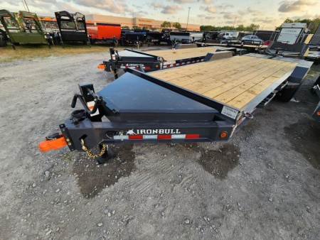New 2026 Iron Bull Equipment Trailer 83"X22' I Beam Frame Tool Box 14k Gvwr 7k Axles Rampage Raps