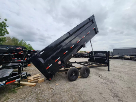 New 2026 Iron Bull Gooseneck Dump Trailer Telescopic 7x16 With 4' Sides 14999# Gvwr Spreader Gate Slide in Ramps Tarp Kit 7Ga Floor I Beam Frame