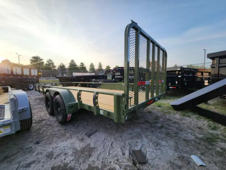 New 2025 Horizon Trailers 83"X20' Utility With 5200# Axles  UTZBP-22'X20' 5.2K Utility Trailer