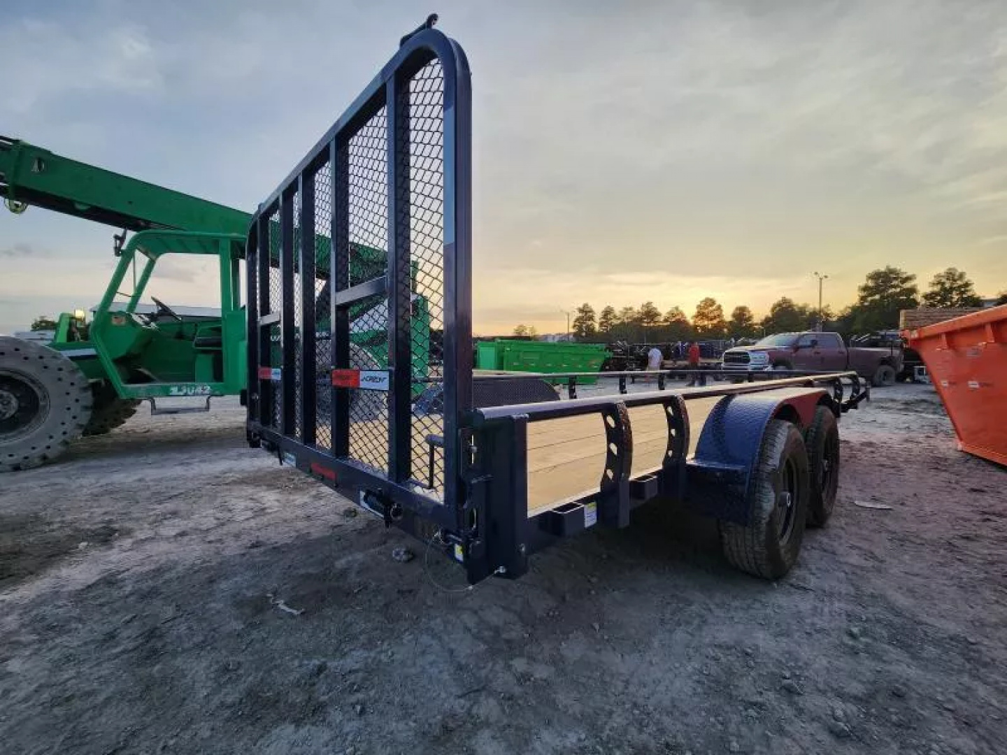 New 2025 Horizon Trailers Utility With 5200# Axles Each Pipe Top UTZBP-22"X18' 5.2K Utility Trailer