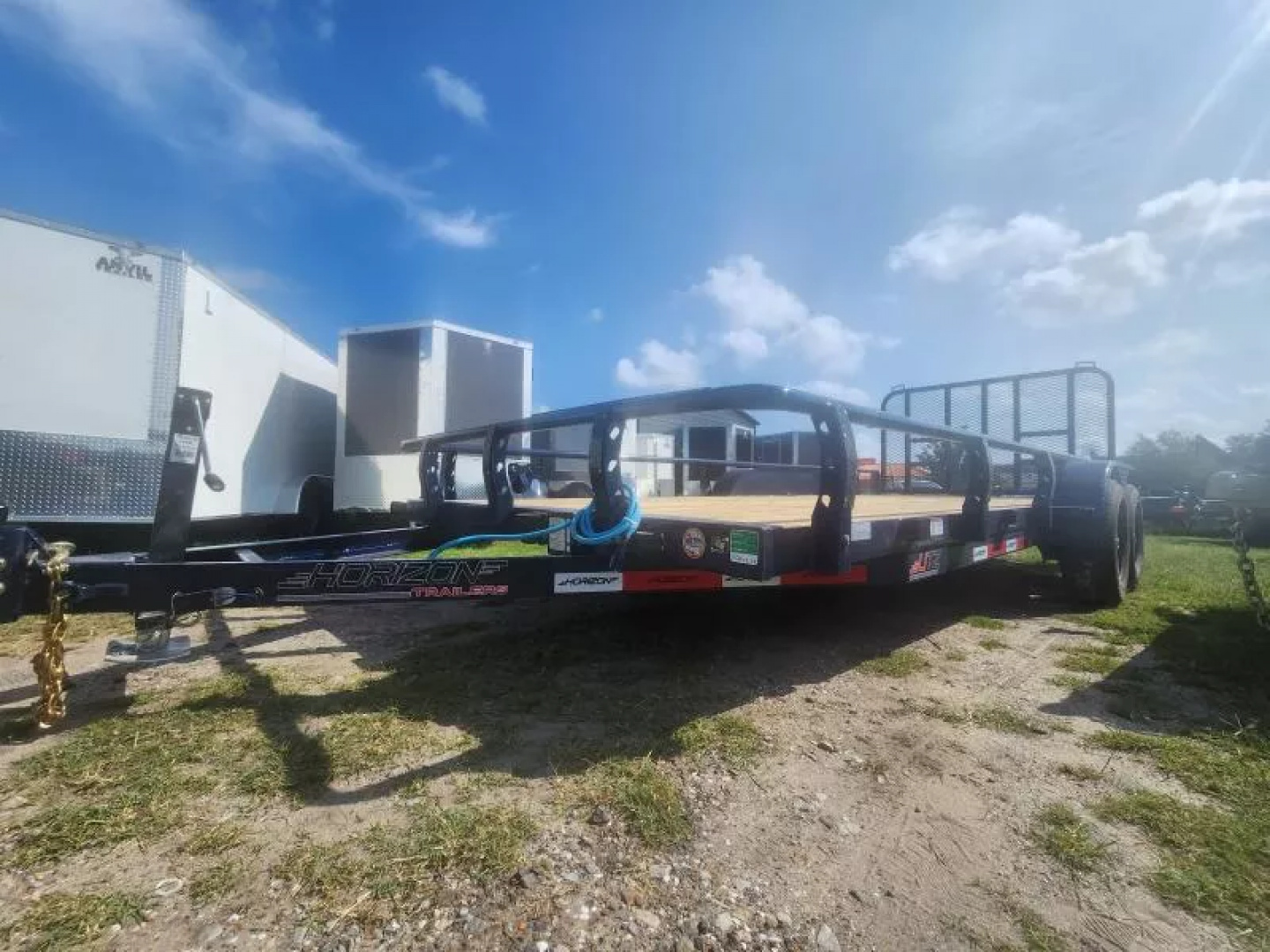 New 2025 Horizon Trailers Utility With 5200# Axles Each Pipe Top UTZBP-22"X18' 5.2K Utility Trailer